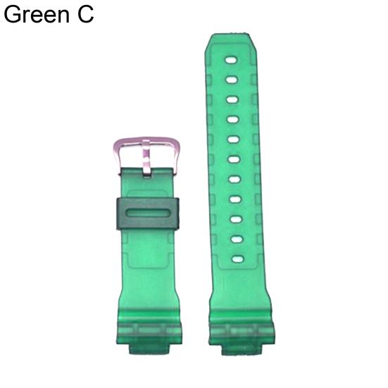 Uhrenarmband, weiches, wasserdichtes Harz, 16 mm, Sport-Tauch-Ersatzarmband, kompatibel mit der Casio 9052 5600 6900-Serie