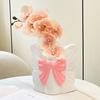 Schmetterling Vinyl Blumenvase Modernes Schleifenknoten Blumenhalter Behälter Heim Büro Tisch Mittelstück Dekorative Blumenvase