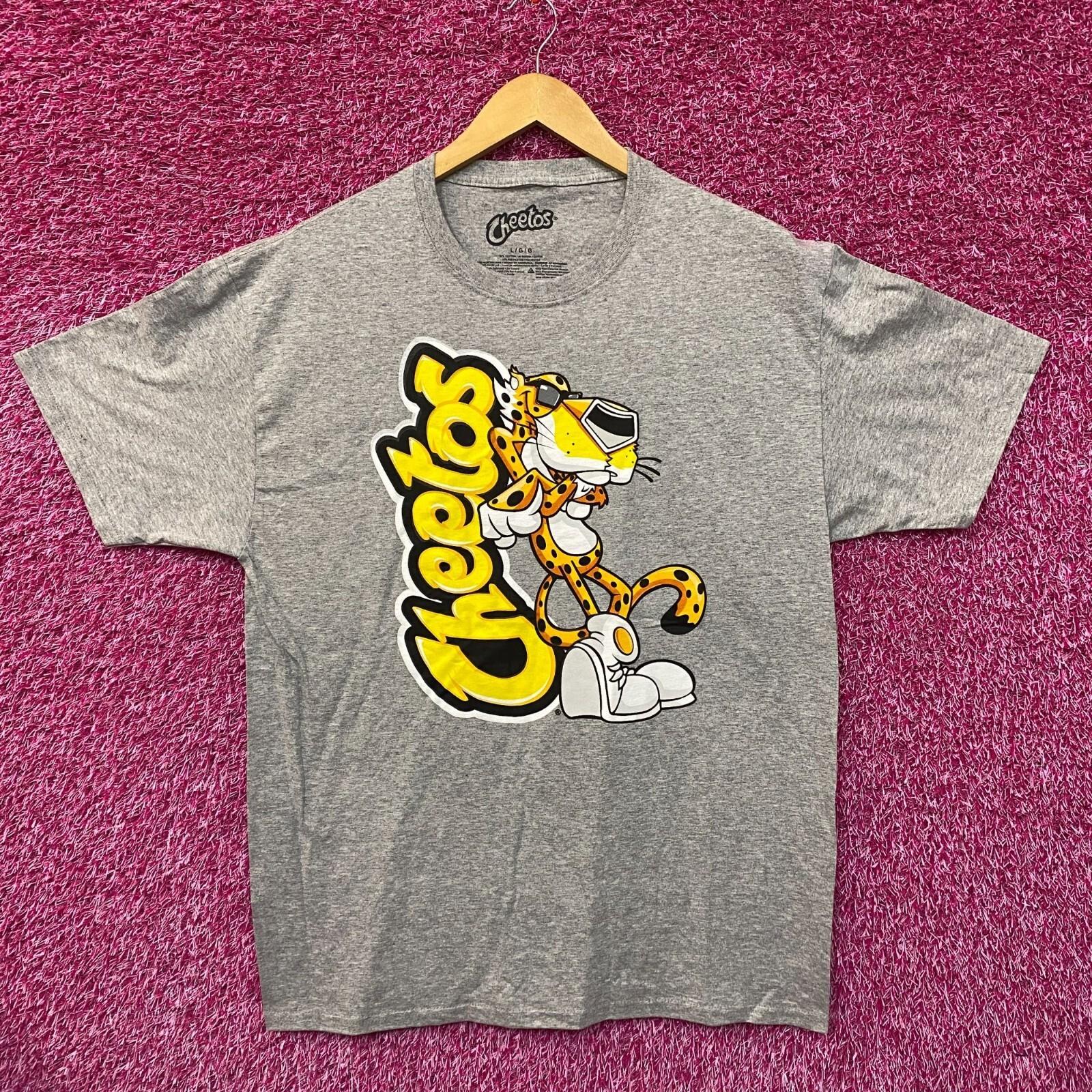 Футболка с маскотом Cheetos Chester Cheetah Chip, промо-акция Firto-Lays, размер L M