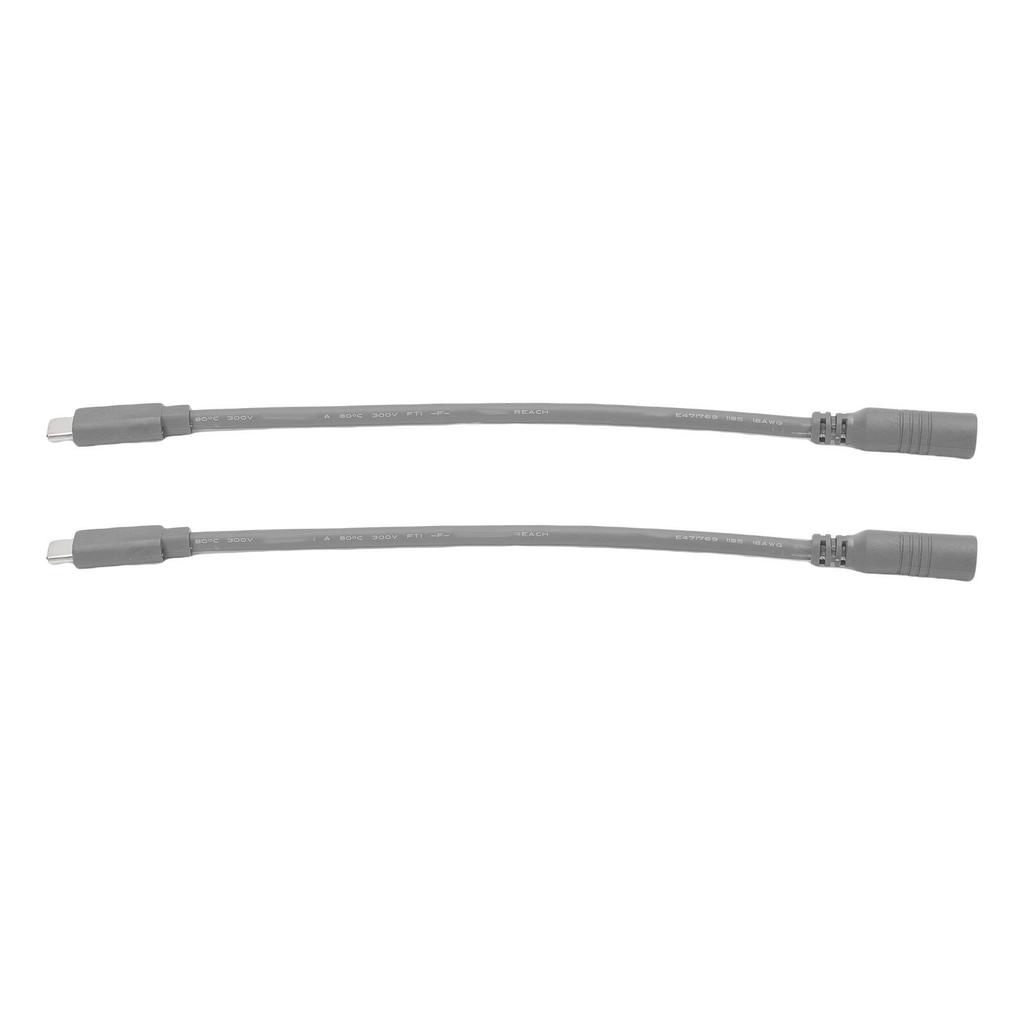 2PCS DC to USB C Adapter Cable Fit for Mini Dish Antenna 100W 5A Water Proof Plug Converter Extension Cord 0.66FT 0.2M