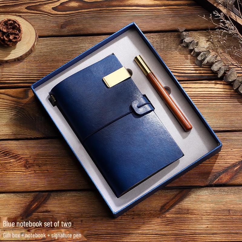 Retro Travel Notebook: High-End Corporate Souvenir Gift Set