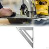 inch Degree Carpenter Triangle Ruler Comfortable to Resistant Easy Carry Professional Multiple