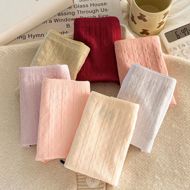 Lady Spring and Autumn Cotton Antibacterial Extension Crotch High Waist Belly Breathable No Trace Briefs