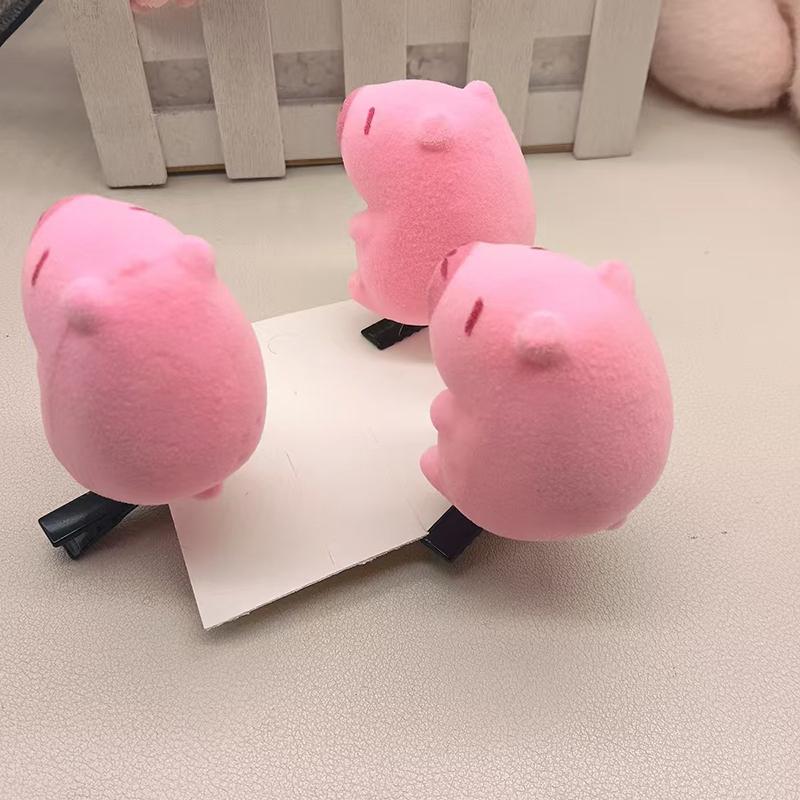 10 ks Kreslená růžová sponka do vlasů kapybara pro ženy dívky roztomilé vlasové doplňky kapybara vtipné kawaii dětské pokrývky hlavy dárky