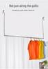 Aluminum & Stainless Steel No-Drill Balcony Window Clothes Drying Rack