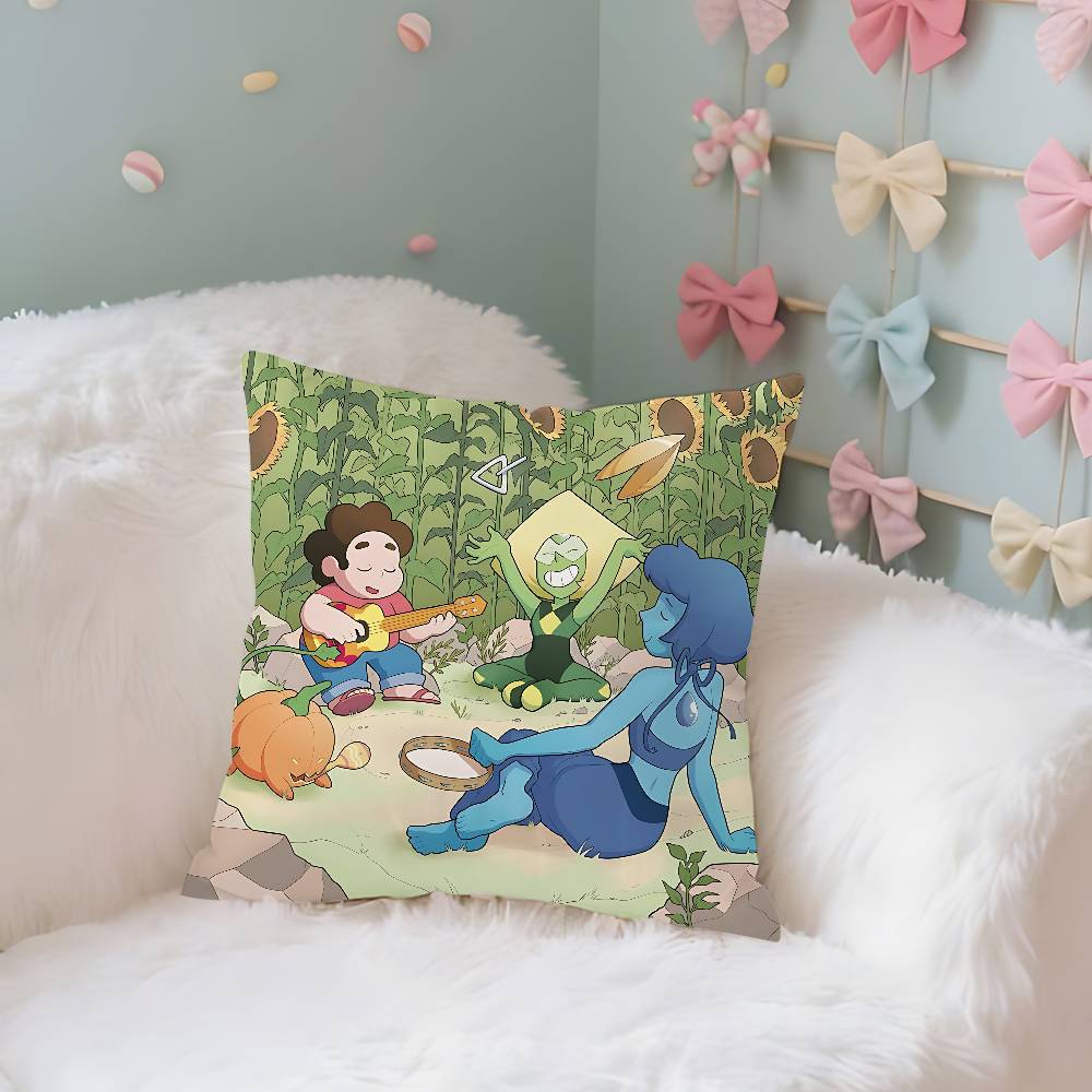 Steven Universe Strawberry Field Pillow Case Throw Pillow Cover Nordic Vintage Style Cushion Covers Living Room Sofa Couch Seat