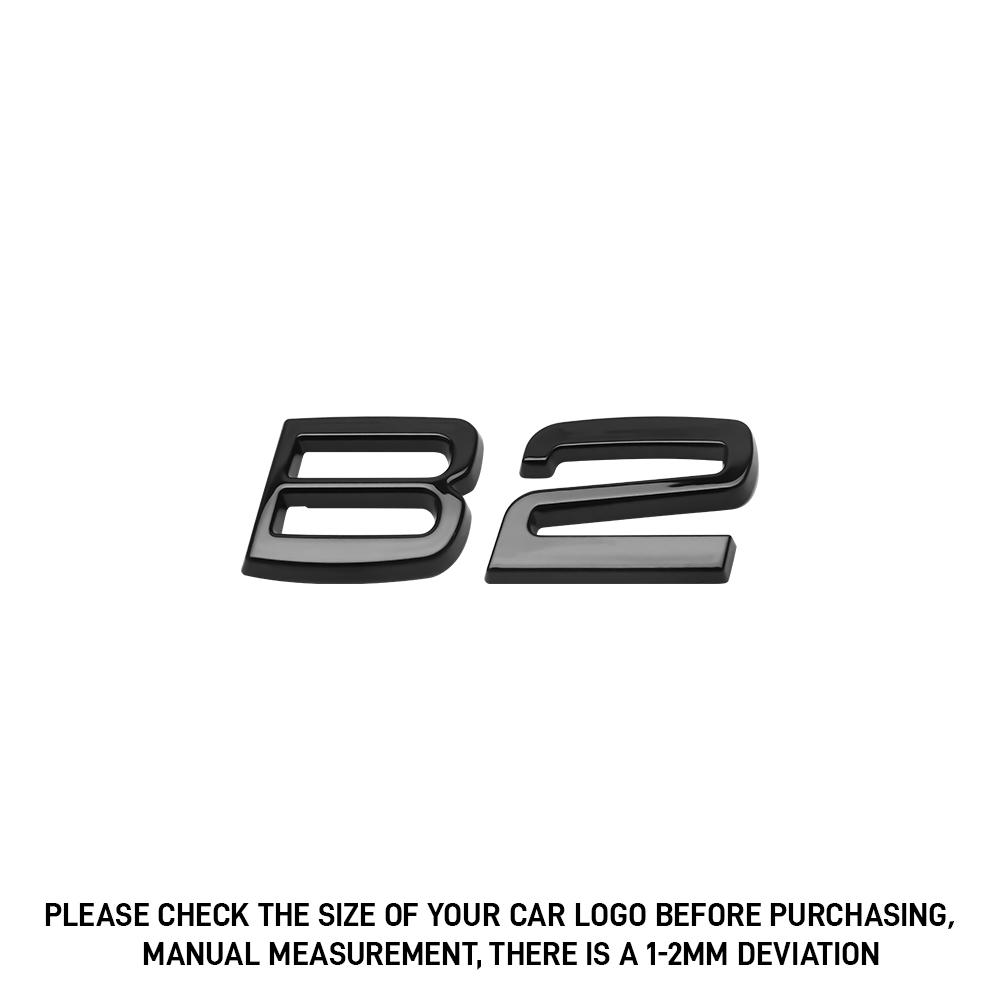 3D ABS Letters Car Rear Trunk Tailgate Side Fender Badge Emblem Sticker for Volvo B2 B3 B4 B5 B6 B7 B8 Auto Accessories