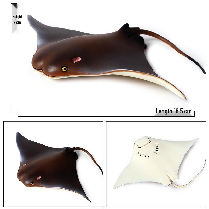 Realistic Underwater Animal Toy: Spider Devil Ray for Children's Science Education