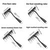 5/6/7/8 Garden Hoe Weeding Tool Digging Wild Vegetables Weeding Loosening Soil Agricultural Farm Tools Menggang Rake Accessories