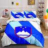 Slovenia Flag Bedding Set Bedding Duvet Cover Set Duvet Cover Pillowcases  (1 * Duvet Cover 2 * Pillowcases, Without Duvet Insert)
