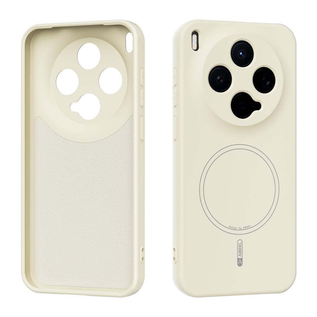 ABEEL For Vivo X300 5G Magnetic Case Skin Touch Liquid Silicone Phone Back Cover