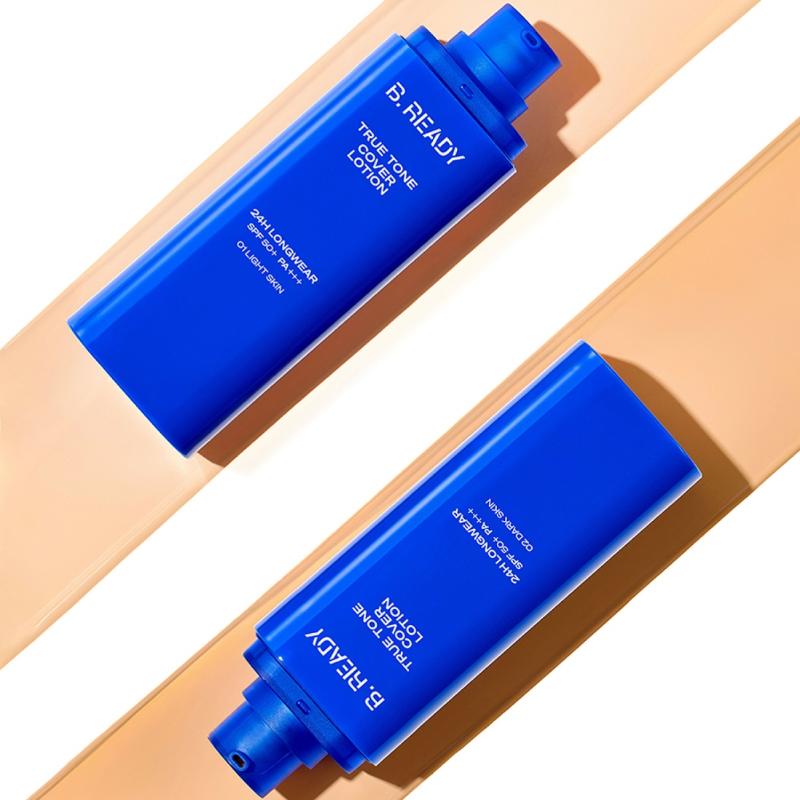 B.READY True Tone Abdecklotion 24H Langanhaltend (40ml) - Tonkorrigierende Lotion für Männer (2 Optionen)