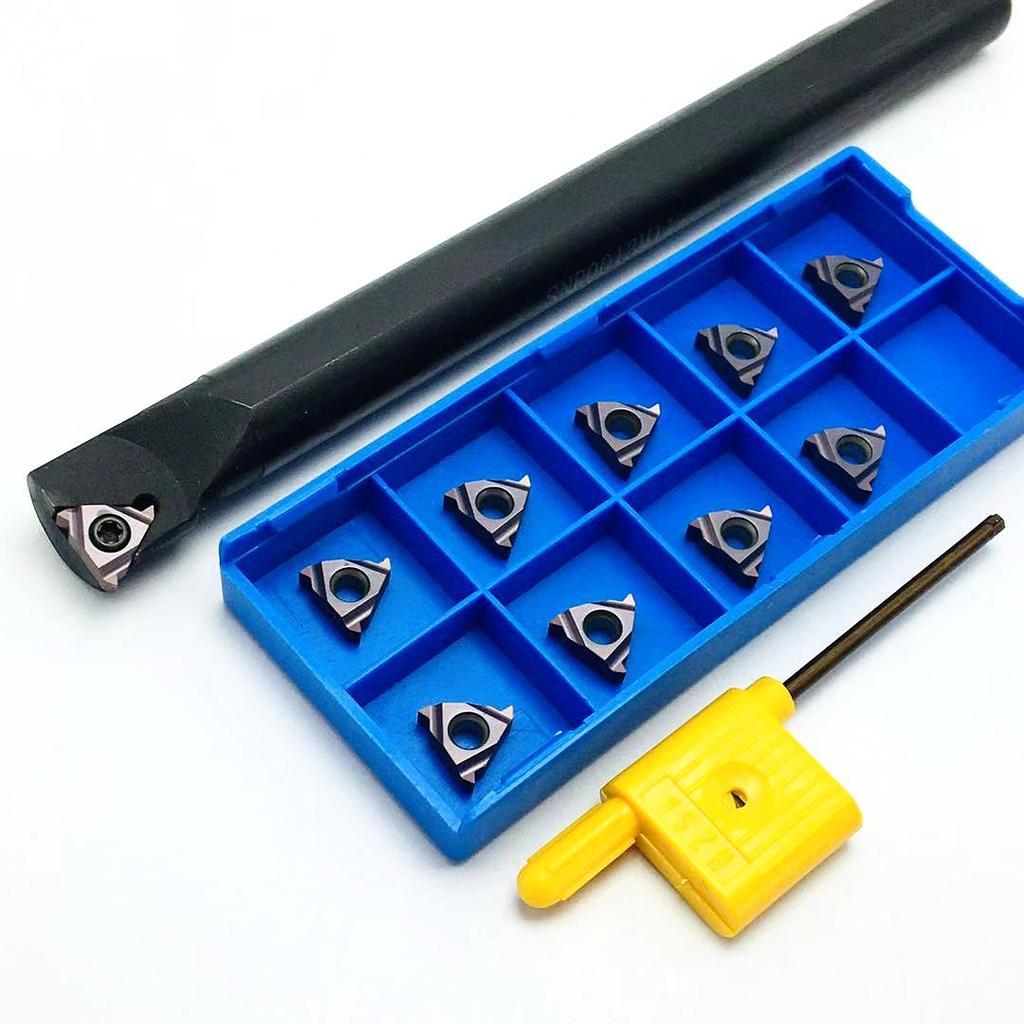 SNR0012M11 SNR0008K11 SNR0010K11 SNR0013N11 SNR0016Q11 Internal Thread Turning Tool holder.10PCS MMT11IR AG60 Carbide Insert SNR