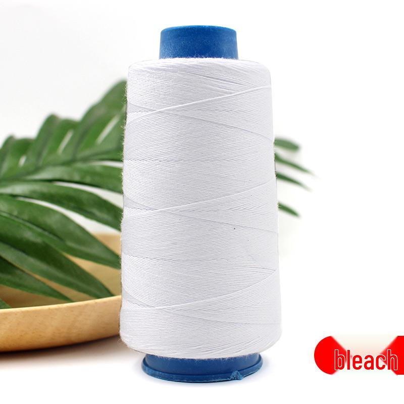 Polyester Sewing Thread: Black, White, Yellow - 203-Strand for Jeans, Canvas, Machine & Hand Sewing