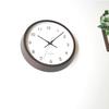 KATOMOKU Muku Clock 13 Brown Wall Clock with Continuous Second Hand km-104BR 306mm (quartz Clock)