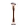New all-aluminum tube double-head brush, flame trim contour, blush brush, loose powder brush, flat head oblique head foundation brush, multi-function