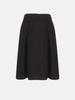 L By L Black Tweed Pintuck Skirt