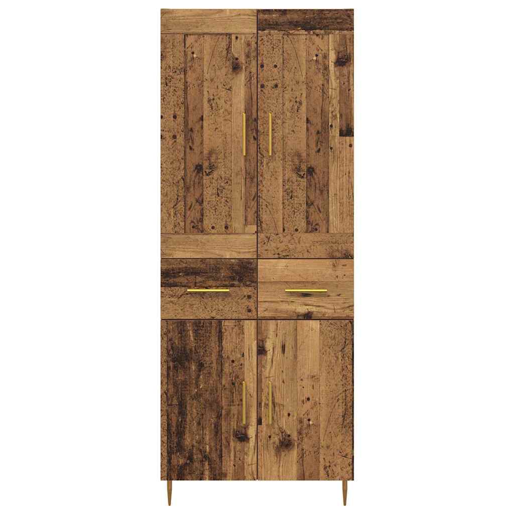 Highboard Reclaimed Wood 69.5 x 34 x 180 cm Particle Board