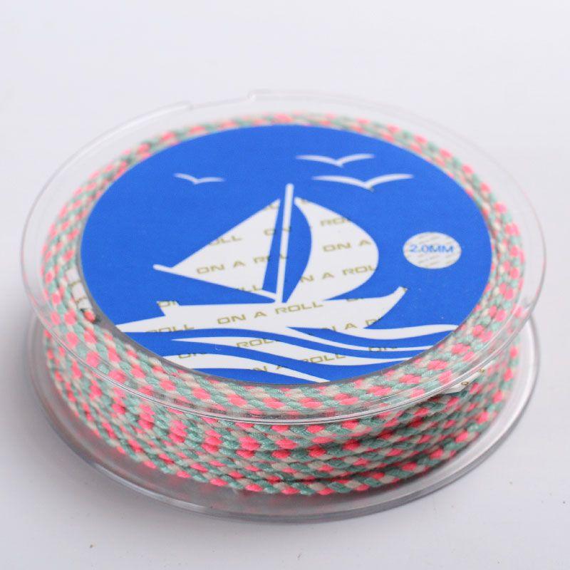 Colorful Carrying Strap Braided Rope Hand-Made Cotton Threads Handcraft Braiding Rope Braided Rope Bracelet Braiding Thread Crafts Tassel DIY Material