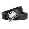 Men'S Belt Leather High-End Business Belt First Layer Cowhide Casual Versatile Automatic Buckle Business Belt Men