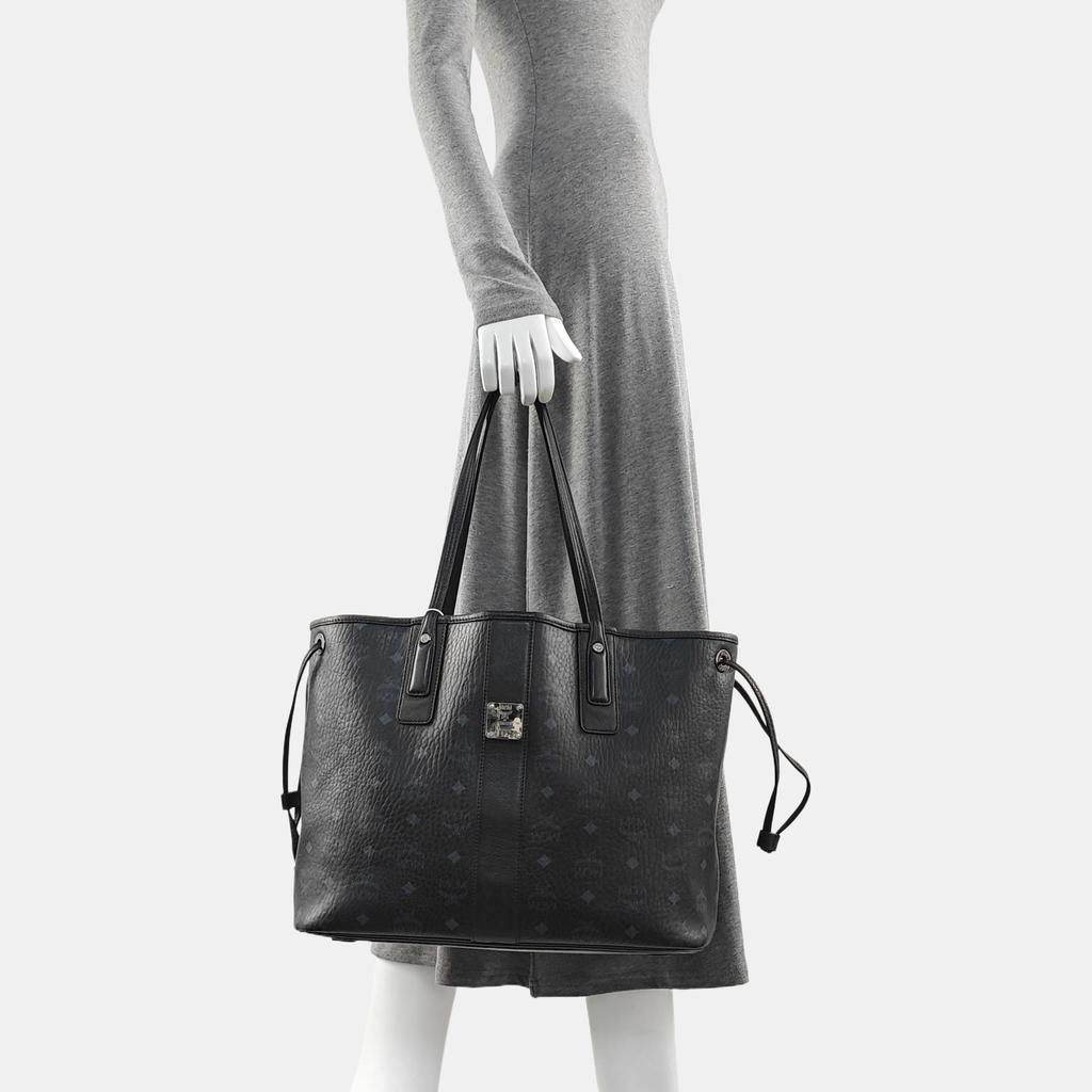 [Pre-Owned] New Monogram Print Large Capacity Coated Canvas And Leather Tote Bag - Fair #1DVI5OX