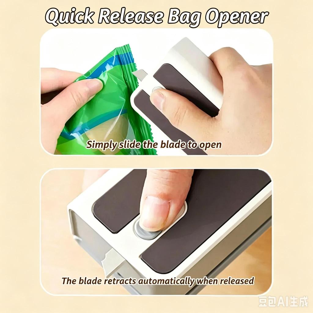 Portable USB Vacuum Sealer 6 Levels Food Saver Bags Sealer Machine