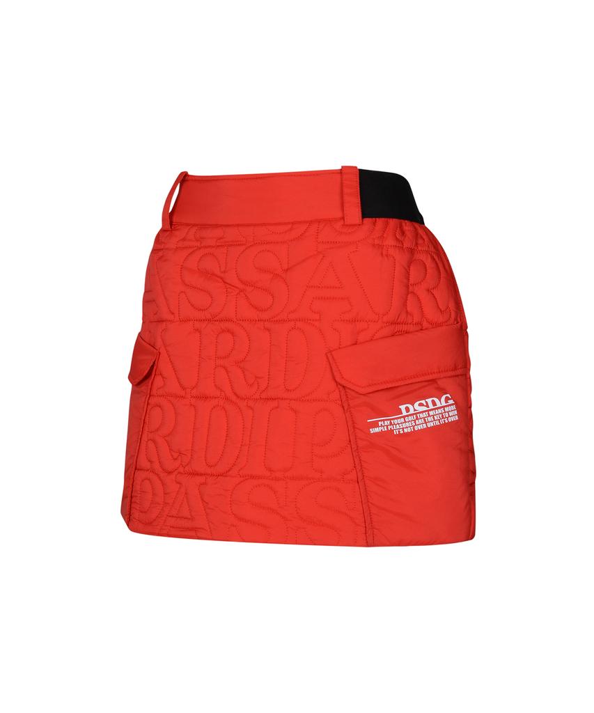 Pasadigolpeu Logo Quilted Skirt