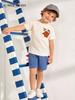 Kids Summer Dinosaur Print Cotton Shorts Set - Boys' Short Sleeve Two-Piece Outfit