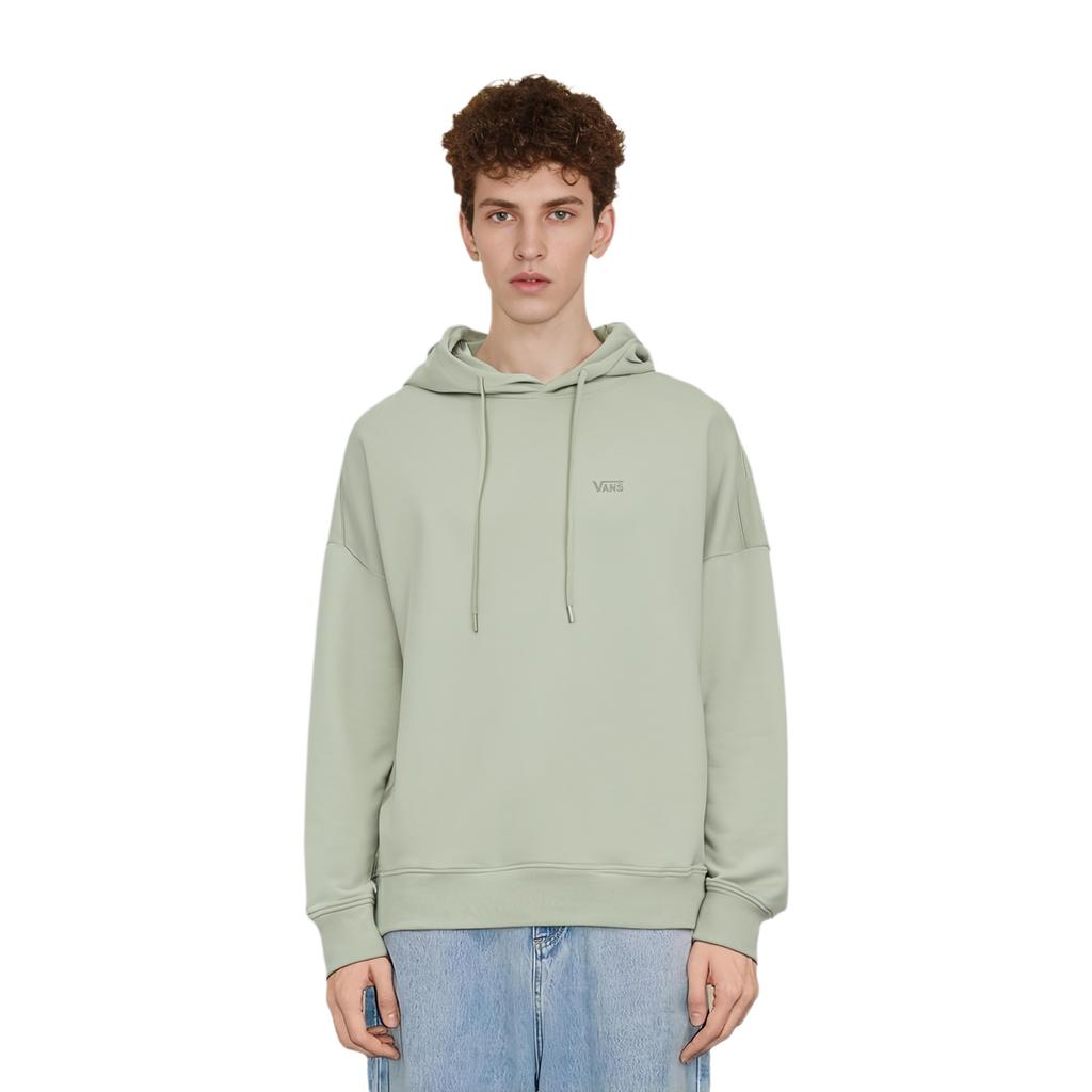 Vans Loose Fit Hoodie With Letter Print On Back Unisex Hoodies Light-Green VN000H0TUDP