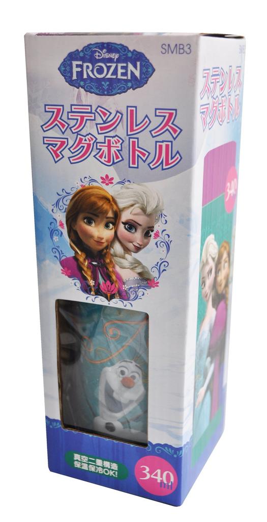 Skater Stainless Steel Mug Water Frozen SMB3 Bottle, 350ml, Disney,