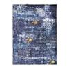 Extra-soft Living Room Rug Abstract Pattern Dark Blue 120x170