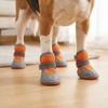 4Pcs Wear Resistant Dog Mesh Shoes Non-Slip Puppy Foot Covers Practical Pet Net Boots  Hot Pavement
