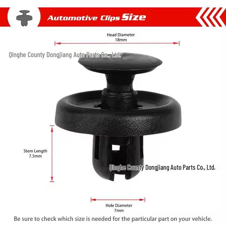 Toyota & Subaru Front Fender Liner Fixing Clips (Plastic) 90467-10183 50/bag