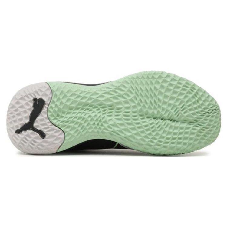 Puma Playmaker Synthetic Suede Comfortable Versatile Mid-Top Casual Shoes Unisex Casual Shoes Black Teal 385841-08