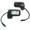 Bicicletă electrică LCD Display Conector impermeabil Afișaj date Contor 24V 36V 48V Universal pentru