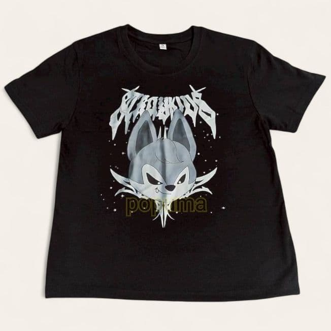 

[USED] Stray Kids Bang Chan Darkness T-shirt, size L, Stray Kids Darkness T