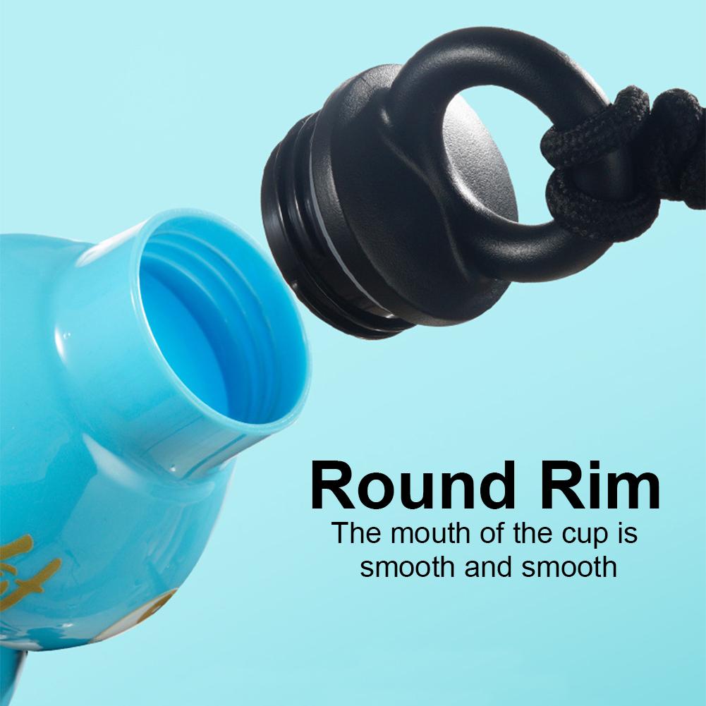 800ml Gourd Water Bottle Chinese Retro-Inspired Wu Kong Water Kettle Large Capacity Drinking Gourd Bottle for Outdoor Sports