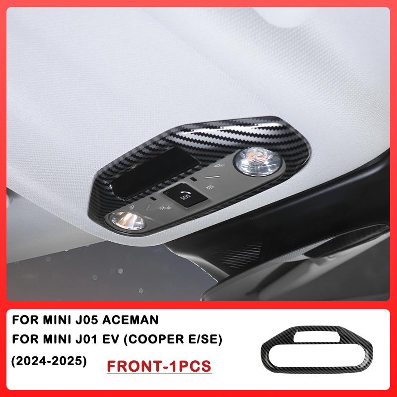 Car Reading Light Panel Cover Stickers For Mini J01 E SE J05 Aceman Front Rear Lamp Decorative Stickers s Interior Accessories