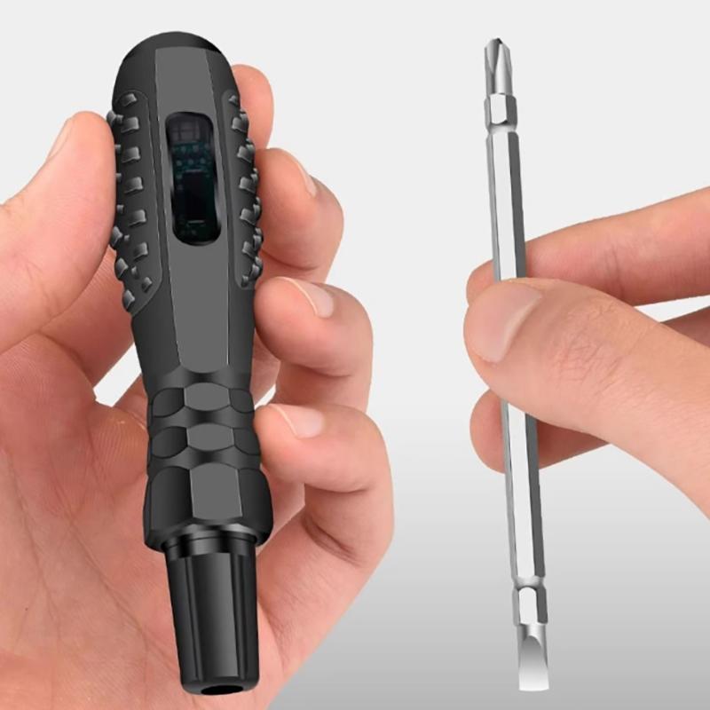 2 In1 Induction Electric Pen Multi-Purpose Heavy Duty Test Pen Magnetic Screwdriver With Double Color Light Voltmeter Power