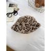 New Leopard Print Winter Fashion Fisherman's Hat Versatile Stylish and Warm Autumn Winter Plush Thickened Hat