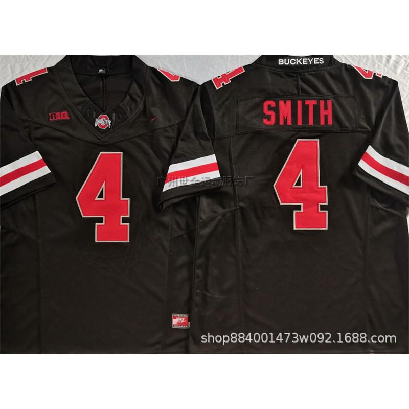 Mens College Football Jersey Team Cotton Blend Rugby Training Shirt Buckeyes Longhorns Volunteers Buffaloes