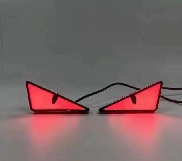 2pcs Universal Motorcycle MINI LED Demon Eye Light Devil Eye Mini  Decoration Mascars LED Light Eyes LED Lights for Motorcycle