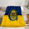 Rosario Central Crest Portable Blanket/Soft Blanket Bedding Blanket Suitable for Travel Camping Living Rooms Offices Sofas Fan Gifts
