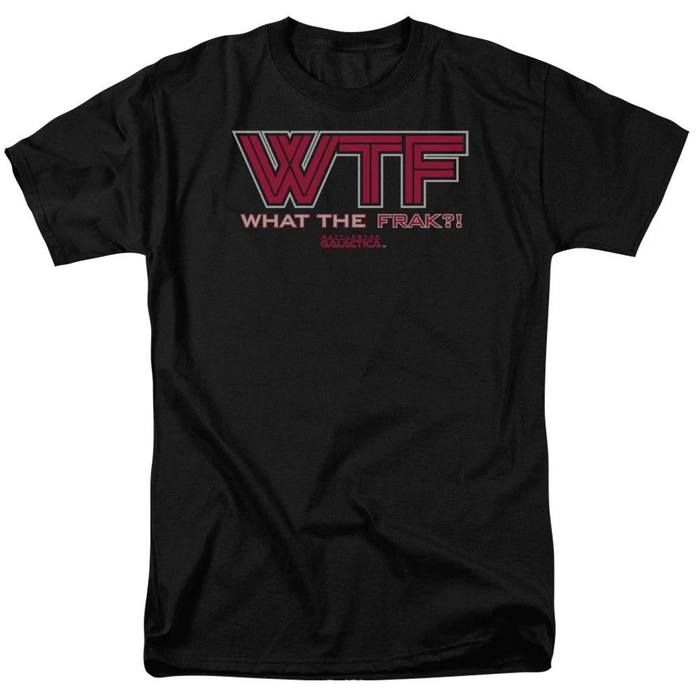 Battlestar Galactica - Wtf - Unisex Short Sleeve Children s T-shirt - Black 160