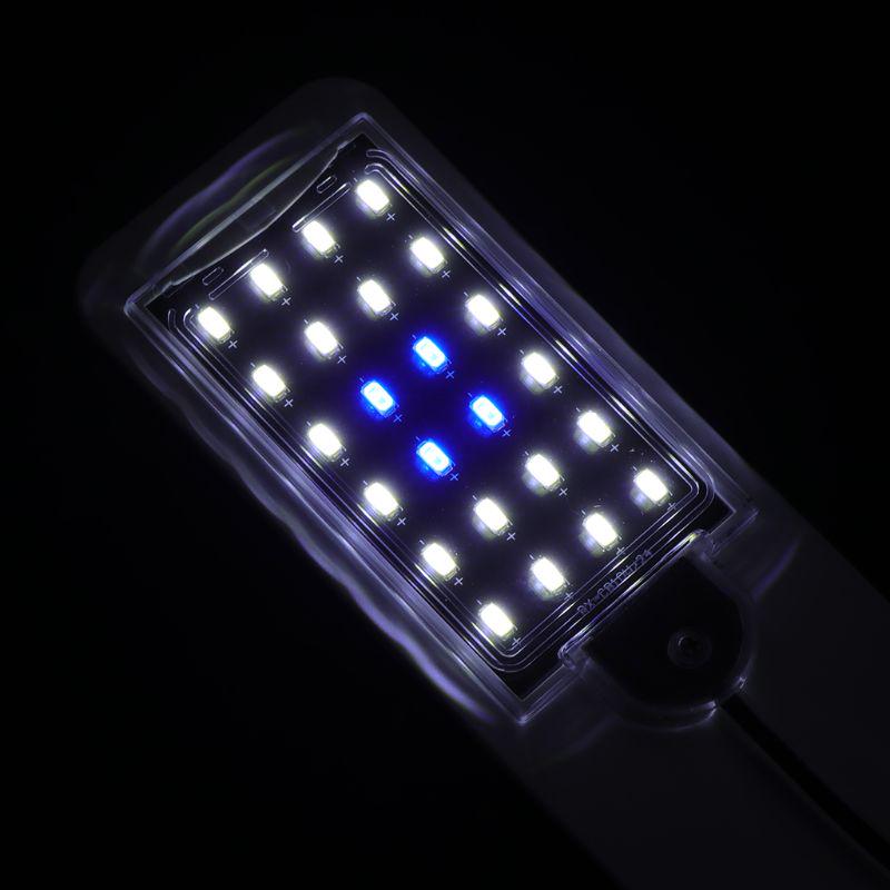 Aquariumleuchten Kleine LED-Klemmlampe für Fische für Becken mit separater Stromversorgung X3UC