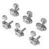 6Pcs Guitar String Tuning Peg Metal Tuner Key Machine Head Set Kit for Acoustic Electric Silver