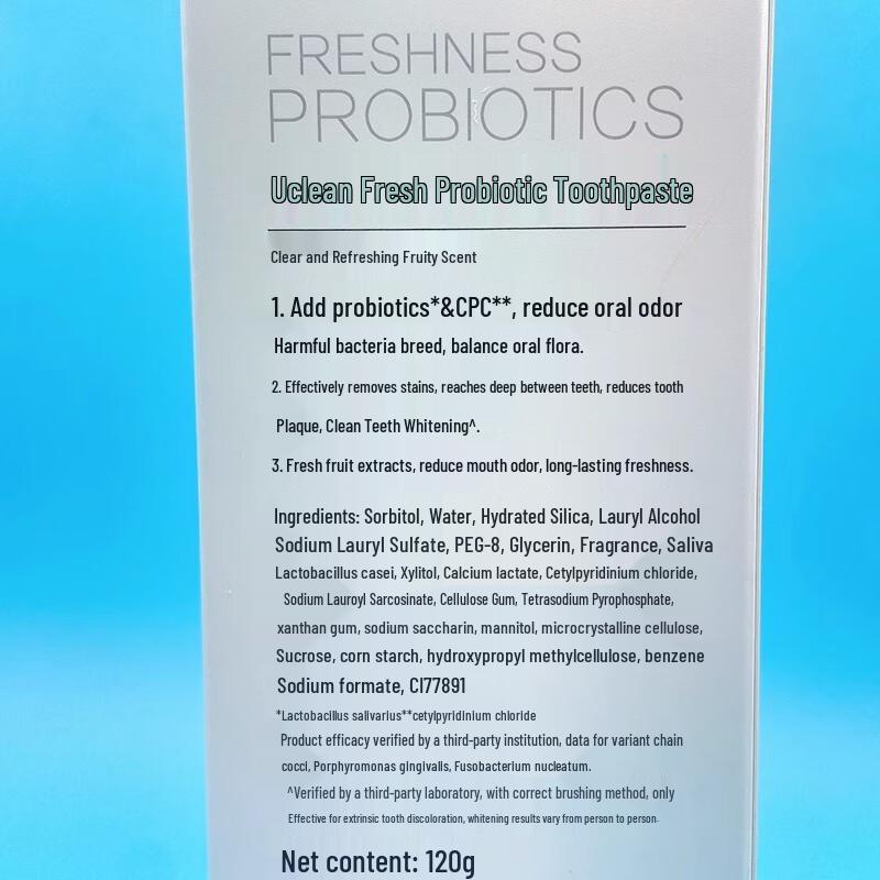 Shuke Fresh Fruit Probiotic Toothpaste 120g