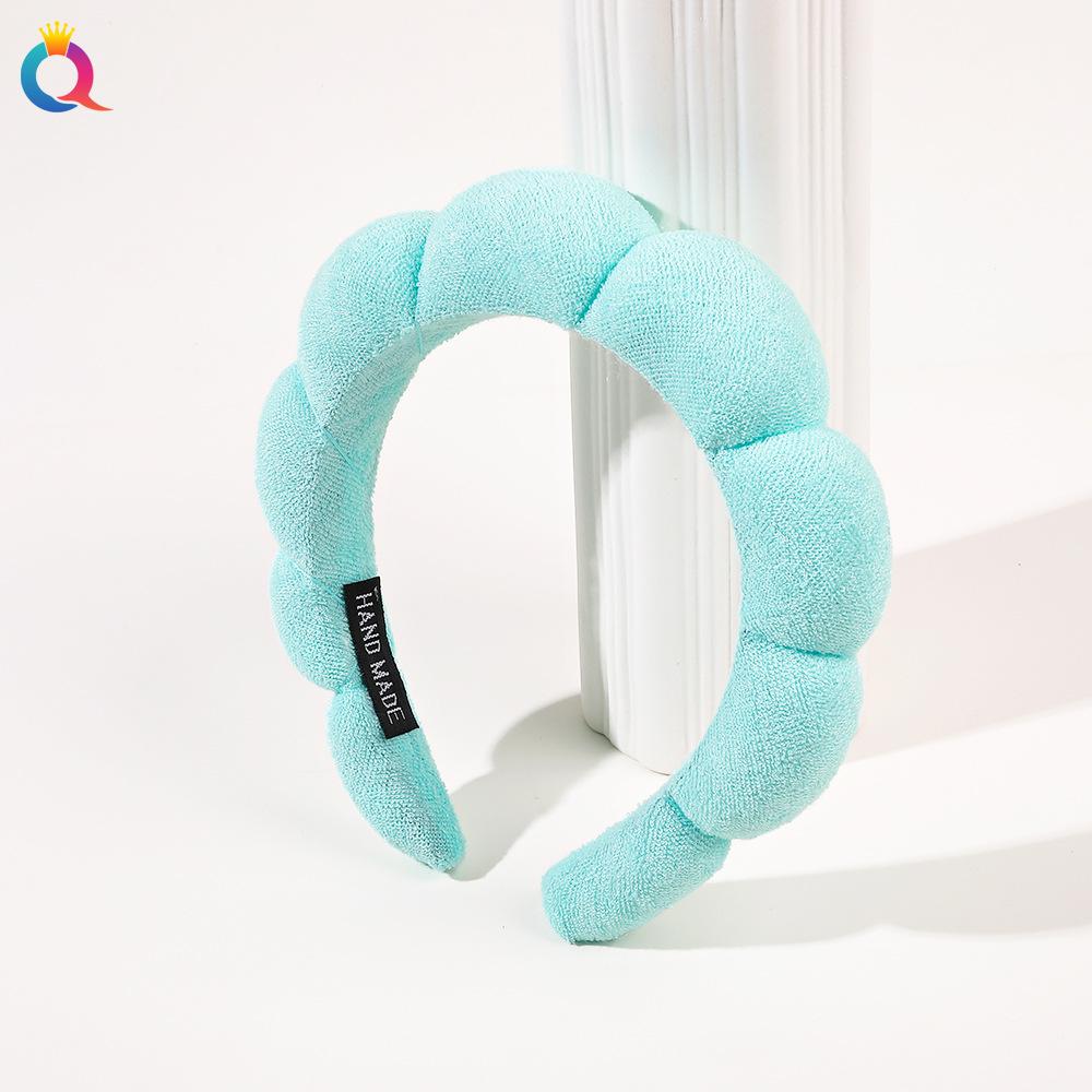 Fluffy Sponge Headband High Cranial Top Spa Headband Headband Headpiece