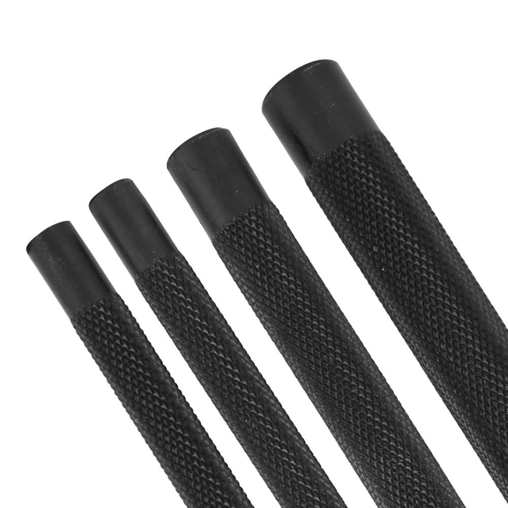 4pcs 1/2/4/6 Prong Diamond Chisel Set Steel Leather Stitching Punch  For Handbag Wallets