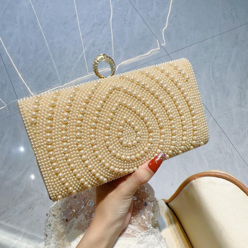 

Модная вечерняя сумка, жемчужная сумка-клатч, свадебная сумка для подружки невесты, сумка для платья, наплечная сумка для бала, сумка для вечернего платья золотой